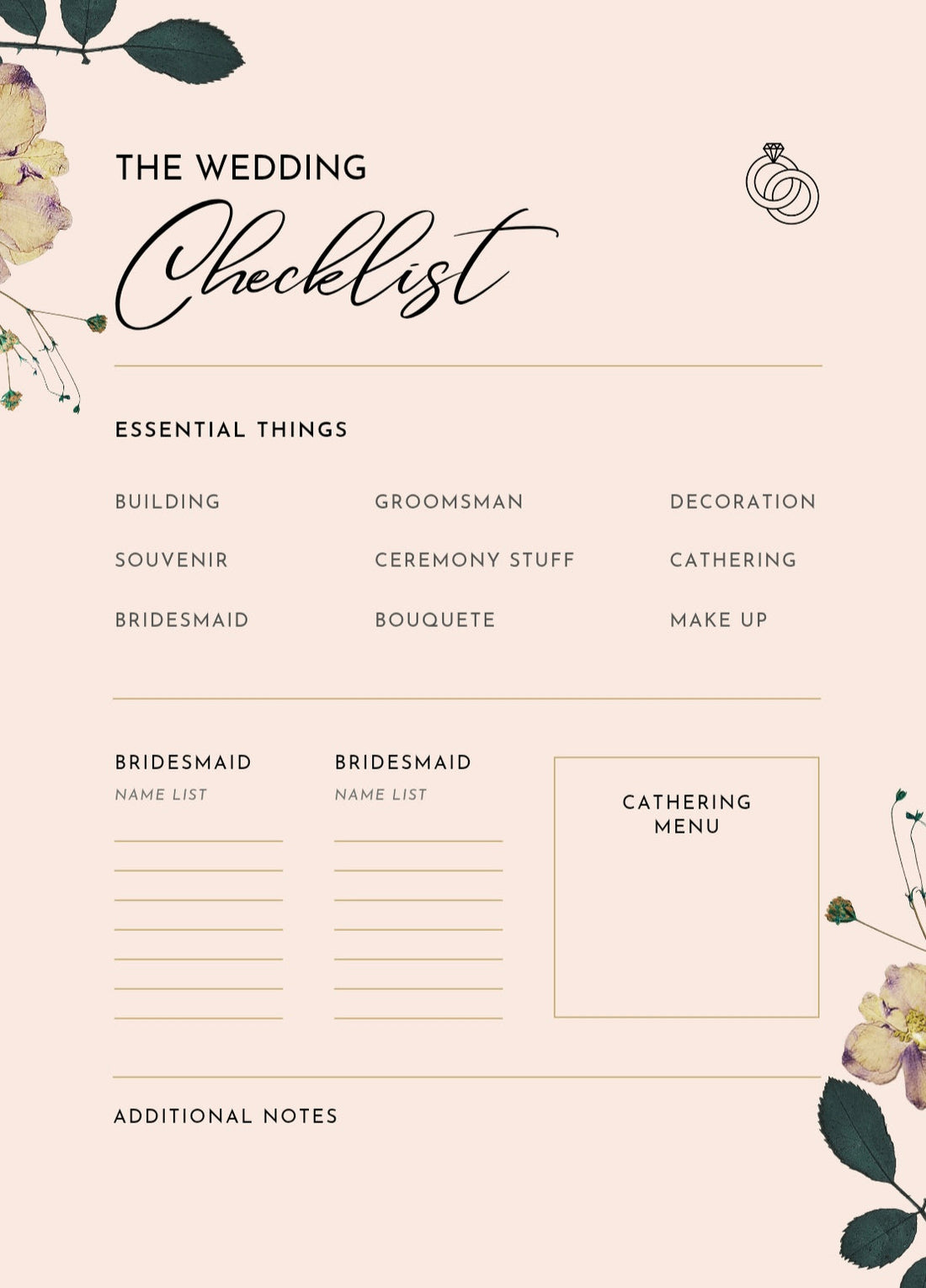 The Ultimate Wedding Checklist